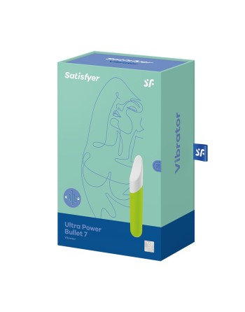 Vibromasseur vert USB Ultra Power Bullet 7 Satisfyer 