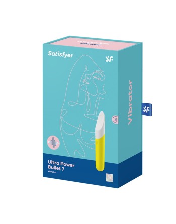 Vibromasseur jaune USB Ultra Power Bullet 7 Satisfyer 