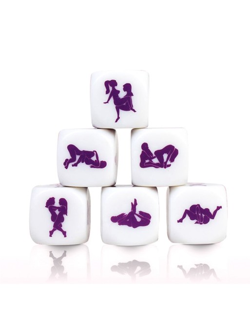 Dé position kamasutra pour couple Femmes Lesbiennes 6 faces 