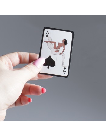 Mini jeu de 54 cartes Kamasutra
