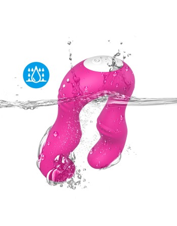 Vibromasseur Rose en forme de U double tête stimulateur point G