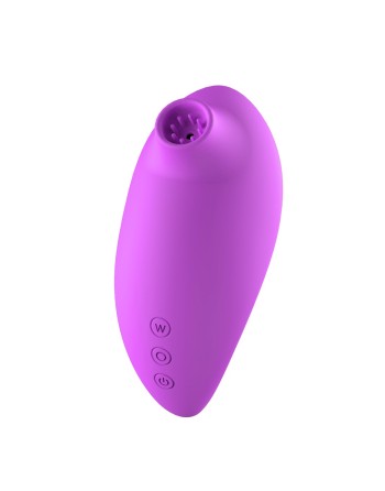 2en1 Stimulateur clitoridien à picots par aspiration avec son œuf vibrant à distance violet