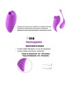 2en1 Stimulateur clitoridien à picots par aspiration avec son œuf vibrant à distance violet