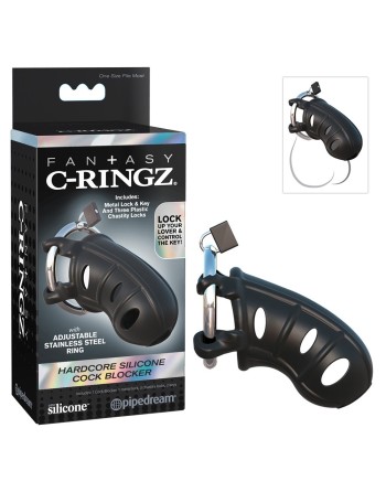 Cage de chasteté en silicone pour pénis C-Ringz 