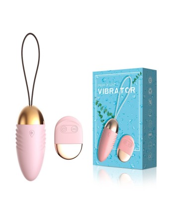 Oeuf  vibrant rose avec télécommande à piles