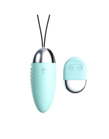 Oeuf  vibrant turquoise avec télécommande à piles