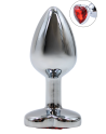 Plug bijou coeur en aluminium bijou rouge Small LOVELY