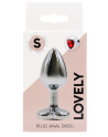 Plug bijou coeur en aluminium bijou rouge Small LOVELY