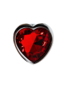Plug bijou coeur en aluminium bijou rouge Small LOVELY