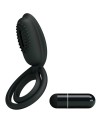 Cockring vibrant en silicone avec stimulateur clitoridien Esther 