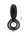 Cockring vibrant en silicone avec stimulateur clitoridien Esther 