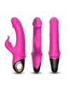 Vibromasseur Rabbit rose 9 modes de vibrations puissantes