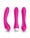 Vibromasseur courbé 9 modes de vibration rose