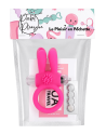 Anneau Vibrant Rabbit Rose Silicone  1 dosette de lubrifiant — Pocket Pleasure