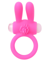Anneau Vibrant Rabbit Rose Silicone  1 dosette de lubrifiant — Pocket Pleasure