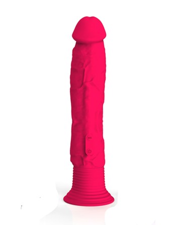 Gode ventouse vibrant rose flashy 10 vitesses