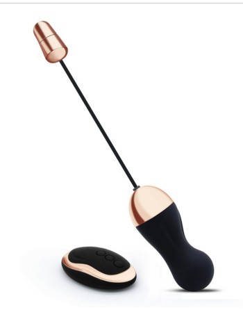 Oeuf vibrant noir 10 vitesses USB