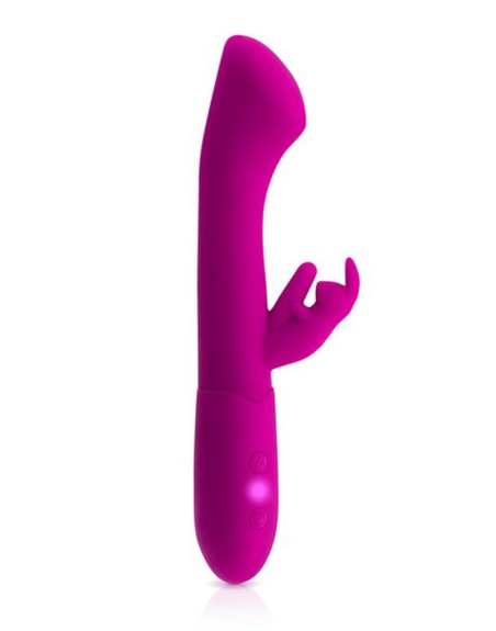 Vibromasseur rabbit Bella rose USB large tête point G 10 programmes 