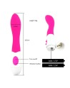 Vibromasseur rose incurvé point G