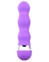 Mini Vibromasseur violet ondulés Pocket Pleasure  1 dosette de lubrifiant