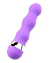 Mini Vibromasseur violet ondulés Pocket Pleasure  1 dosette de lubrifiant
