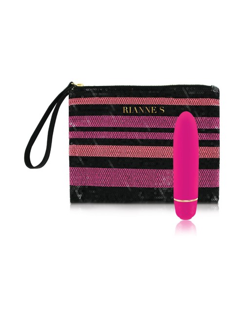 Mini vibromasseur de voyage  pour stimulation clitoridienne 
