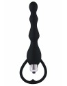 Chapelet anal noir vibrant
