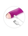 Vibromasseur rose lisse 7 vitesses USB 