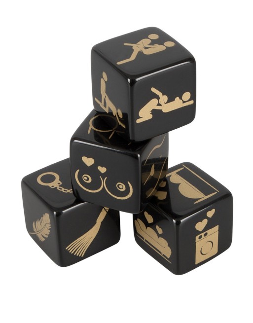 Jeu sexy de 4 dés avec missions 