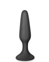 Plug anal noir 11.5cm avec ventouse 