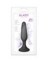 Plug anal noir 11.5cm avec ventouse 