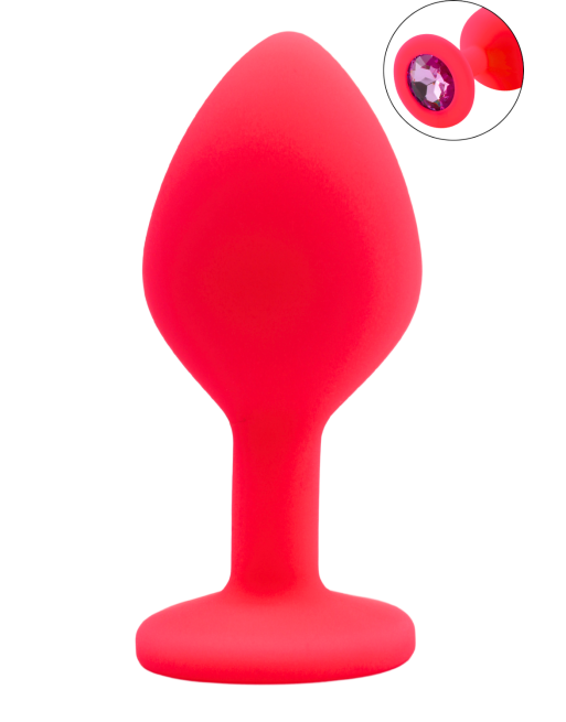 Plug bijou rose Medium PINKY 