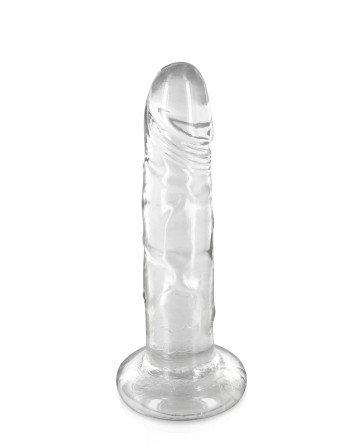 Gode dong jelly transparent ventouse 18cm 