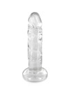 Gode dong jelly transparent ventouse 18cm 
