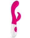 Vibromasseur rabbit stries et picots 