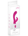 Vibromasseur rabbit stries et picots 