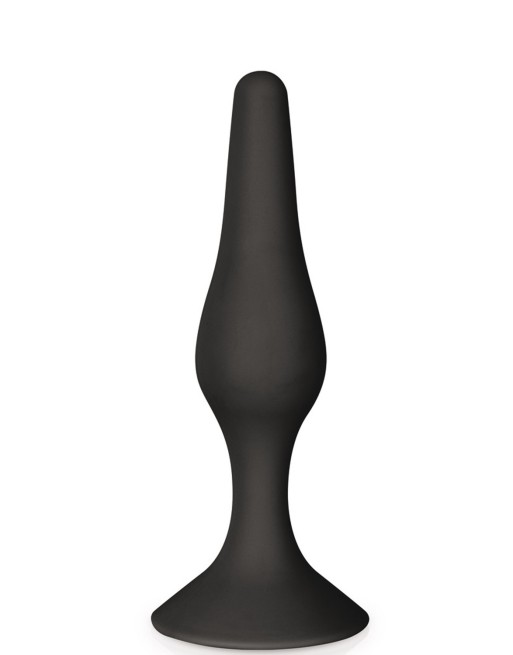 Plug anal ventouse noir taille M 