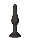 Plug anal ventouse noir taille M 