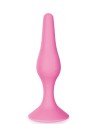 Plug anal ventouse rose taille M 