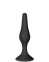 Plug anal ventouse noir taille S 
