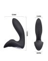 Plug anal vibrant 12 programmes et télecommande USB