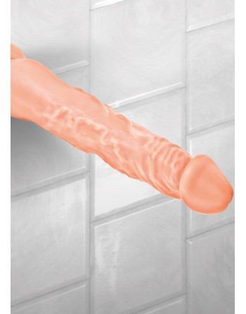 Gode plug réaliste grande taille avec ventouse 21cm 