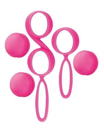 Set de boules de Geisha roses à billes amovibles