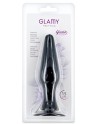 Plug anal noir 15cm avec ventouse 