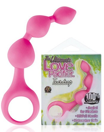 Stimulateur anal rose à boules 