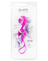 Boules de Geisha rose verre et silicone 