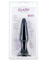 Plug anal noir 12.5cm avec ventouse 