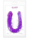 Double dong gode fléxible violet 29.5cm 