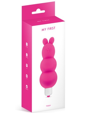 Vibromasseur stimulateur rose 7 vitesses waterproof 