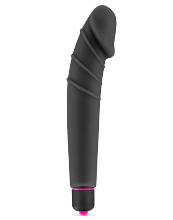 Vibromasseur noir 7 vitesses forme réaliste waterproof 